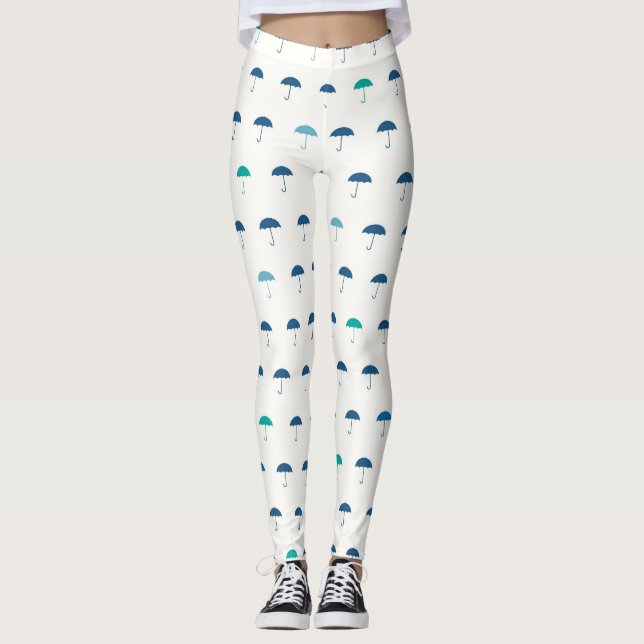 Cute Tiny Umbrella Leggings (Front)