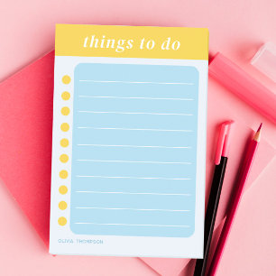 Cute To Do List School Post-it Notes