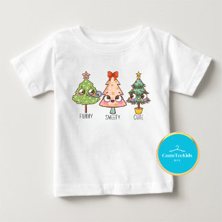 Cute Toddler Christmas Trees Funny T-Shirt