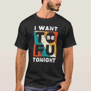 Cute Tofu Vegan Vegetarian I Want Tofu Tonight Cos T-Shirt