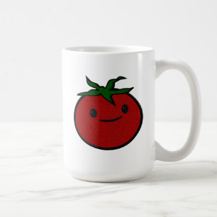 Cute Tomato Embroidery Print Coffee Mug