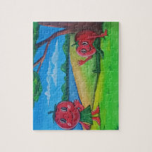 Cute Tomato Friends Kids Puzzle