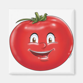 Cute Tomato funny cartoon fruit vegetable Magnet