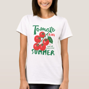 Cute Tomato Vintage Farm Fresh Garden Vegetable T-Shirt