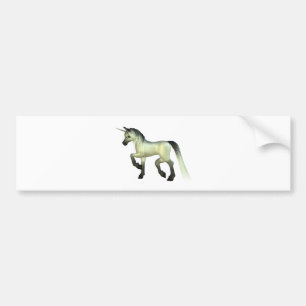 Cute Toon Unicorn Bumper Sticker
