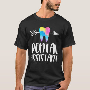 Cute tooth arrow dentist dental assistant dentistr T-Shirt