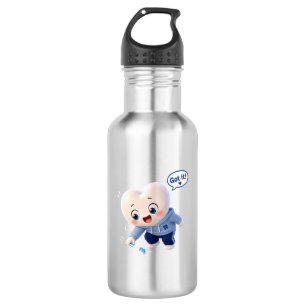 Cute Tooth Character "Got It!" Dental Hygienist Sp 532 Ml Water Bottle