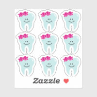Cute Tooth Denitst Stickers