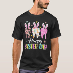 Cute Tooth Dental Squad Dental Assistant Easter Da T-Shirt