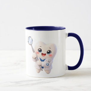 Cute Tooth Dentist Coffee Mug Dental Gift
