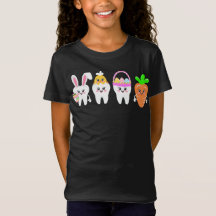 Cute Tooth Easter Basket Carrot Bunny Chick dental