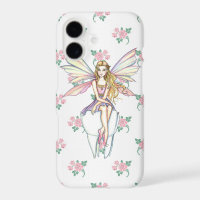 Cute Tooth Fairy and Flowers Girly iPhone 5 Case
