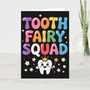 Cute Tooth Fairy Costume For Men Women Kids Teeth  Card
