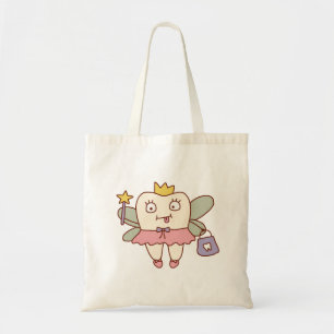 Cute Tooth Fairy Doodle Tote Bag