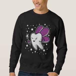 Cute Tooth Fairy Halloween Costume Dental Assistan Sweatshirt