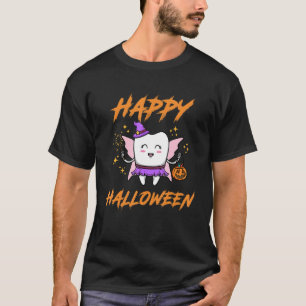 Cute Tooth Fairy Says Happy Halloween T-Shirt
