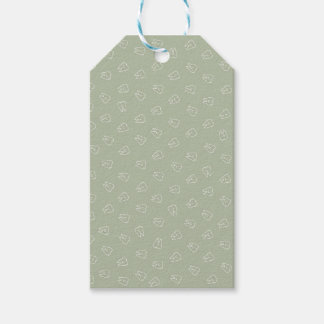 Cute Tooth Wrapping Paper Gift Tags
