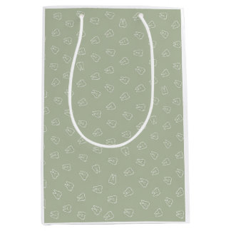Cute Tooth Wrapping Paper Medium Gift Bag