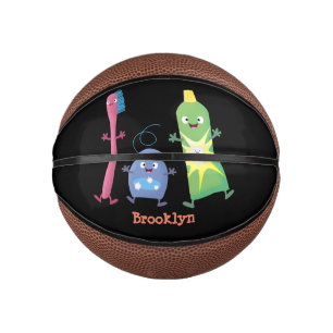 Cute toothbrush toothpaste dental floss cartoon mini basketball