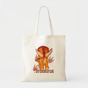 Cute Torosaurus Tote Bag