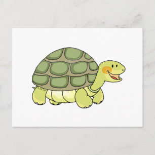 Cute tortoise postcard