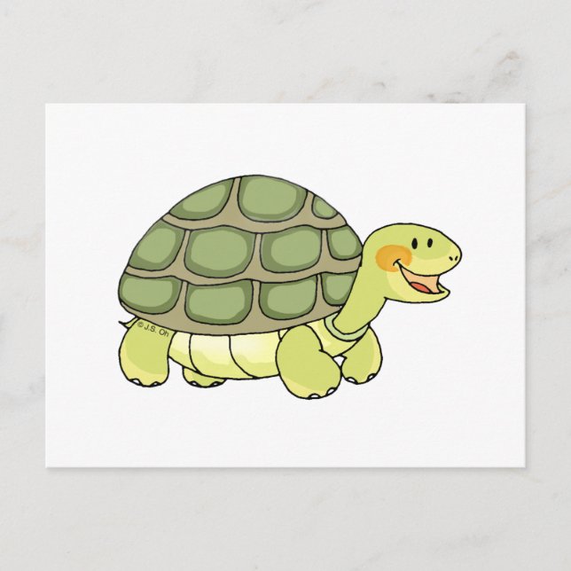 Cute tortoise postcard (Front)