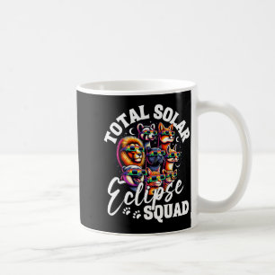 Cute Total Solar Eclipse Animals Coffee Mug