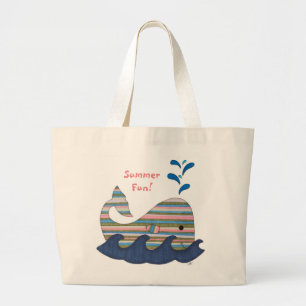 Cute Tote - Summer Fun!-Whale