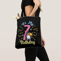 Cute Toucan 7th Birthday 7 Year Old Birth Girl