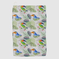 Cute Toucan bird, Everybirdy Pattern, Watercolors