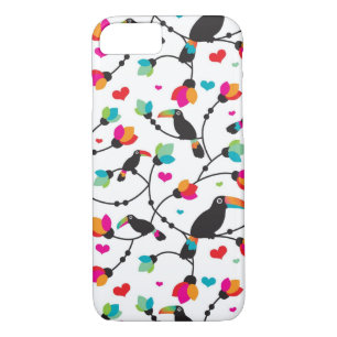 cute toucan bird tropical illustration iPhone 8/7 case