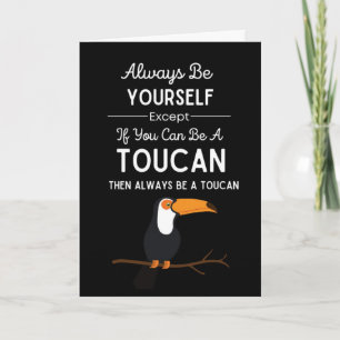 Cute Toucan Cards Bird Funny Animal Tropical