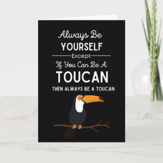 Cute Toucan Cards Bird Funny Animal Tropical