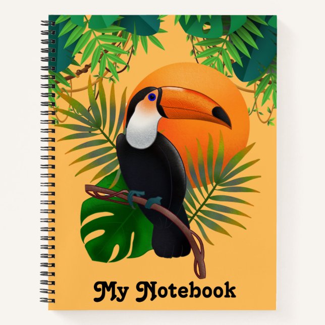 Cute Toucan Notebook (Front)