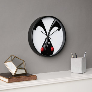 Cute Tough Bunny Boxer Rabbit Clock