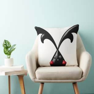 Cute Tough Bunny Boxer Rabbit Cushion