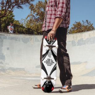 Cute Tough Bunny Boxer Rabbit Skateboard