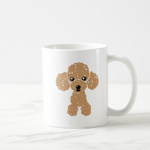 cute toy poodle coffee mug