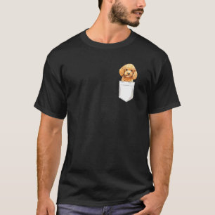 Cute Toy Poodle Dog In Your Pocket  Puppy T-Shirt