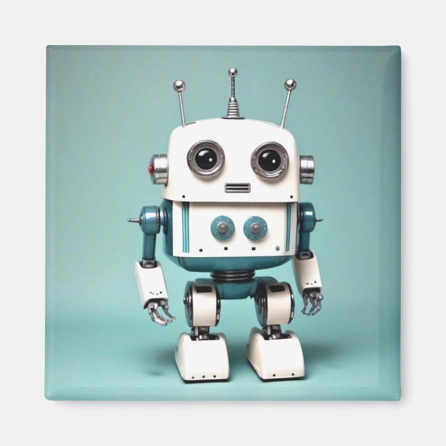 Cute Toy Robot Magnet (Front)