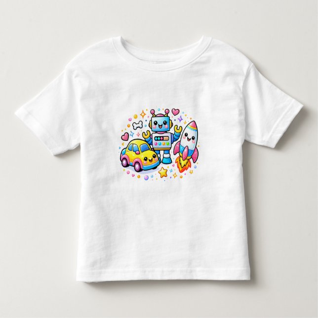 Cute Toys Y2K Toddler T-Shirt (Front)