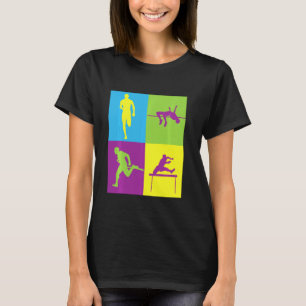 Cute Track And Field Athletics For Boys And Girls T-Shirt