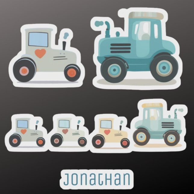Cute Tractor Stickers for Kids  (Creator Uploaded)