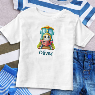Cute Train Boys' Toddler T-Shirt