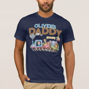 Cute train engine parent's birthday T-Shirt