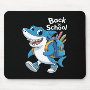Cute Tralalero Tralala Italian Brainrot Back To Mouse Pad