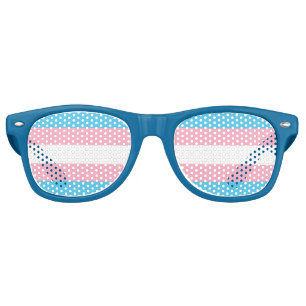 Cute Transgender Flag Sunglasses