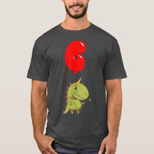 Cute TRe Fairy6th BirthdayKids Balloon Party  T-Shirt