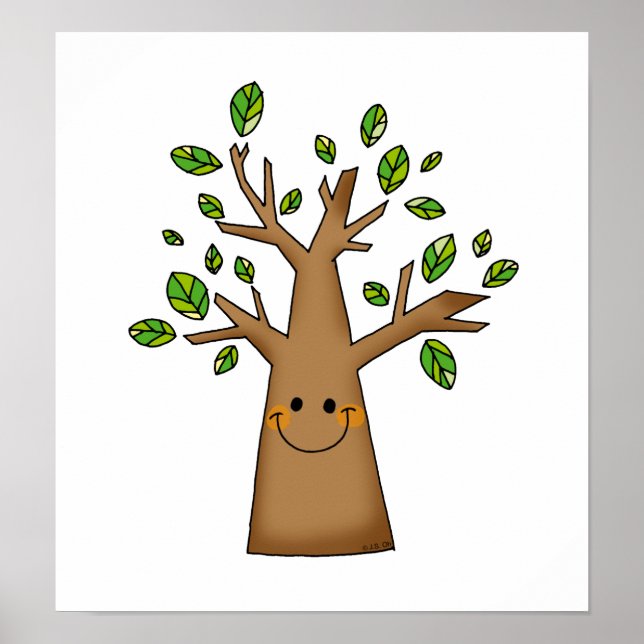 cute tree poster (Front)
