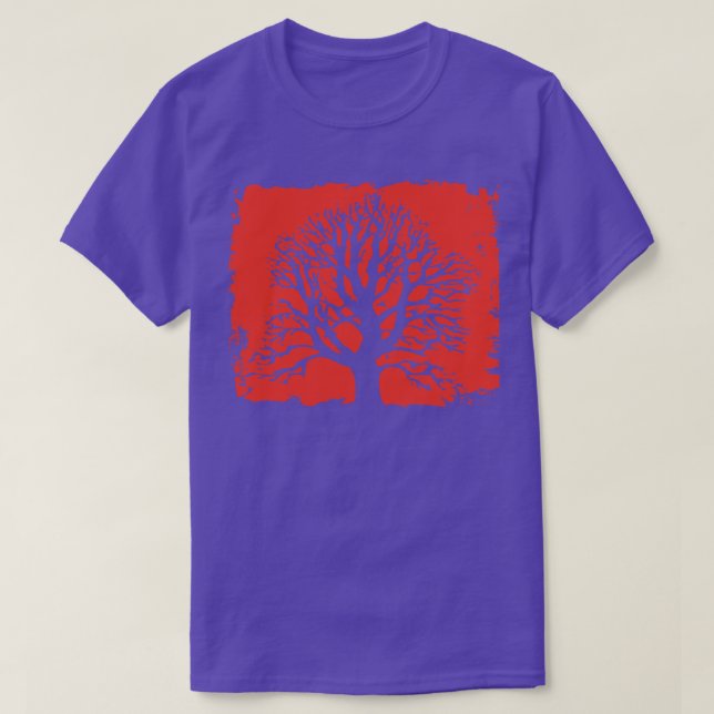 Cute tree silhouette T-Shirt (Design Front)